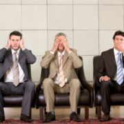 Three Wise Business Monkeys