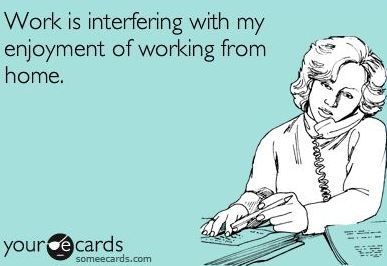 working from home