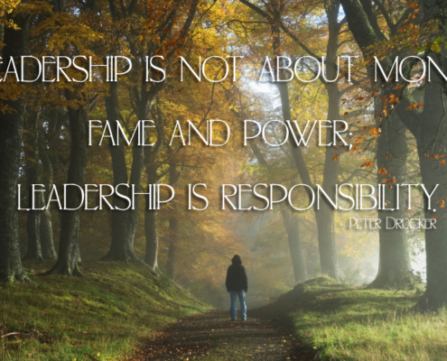 Leadership is responsibility