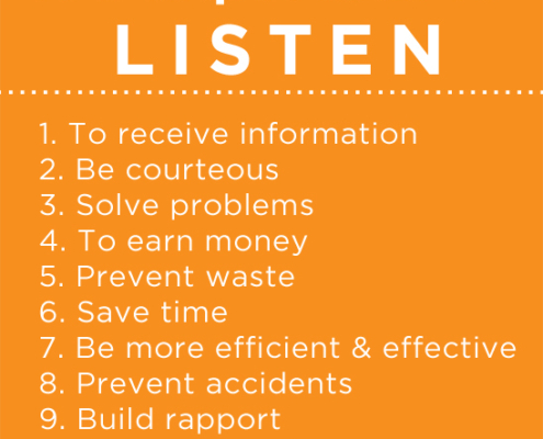 Top 10 reasons it's important to listen