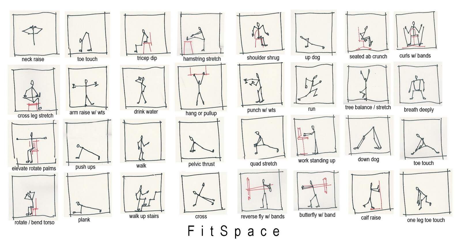 Exercises you can do at your desk