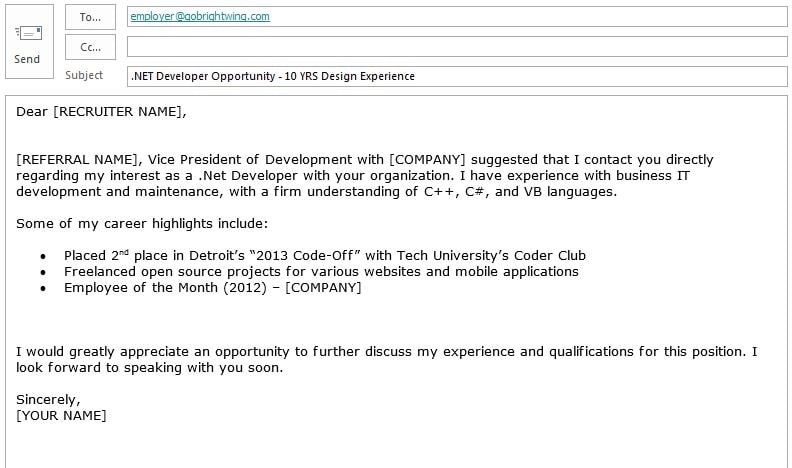 cover letter