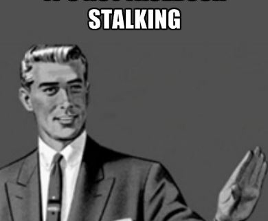 facebook stalking