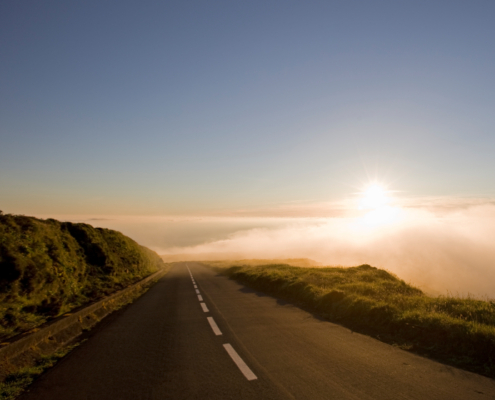 Road Sunset